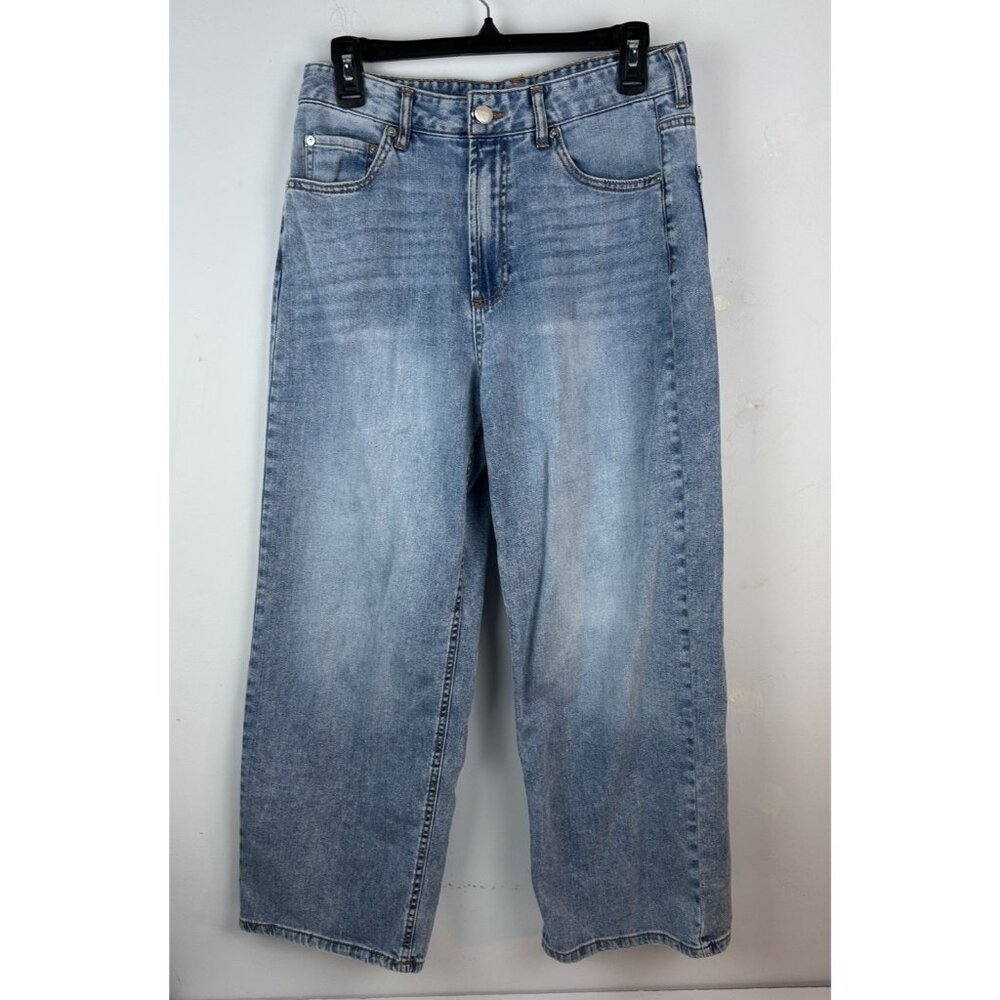 Oat New York Jeans Women's 8/29 Wide Leg Cloud Luxe Denim Medium Wash - Picture 2 of 16